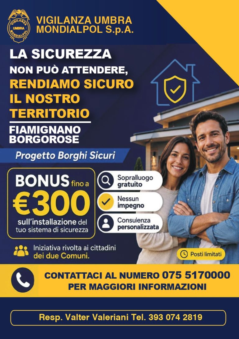 Progetto borghi sicuri